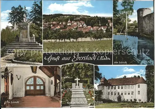 Eberstadt Baden Schloss Denkmal Kat. Buchen (Odenwald)