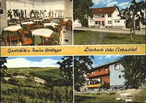 Limbach Baden Restaurant Pension Herbinger Kat. Limbach