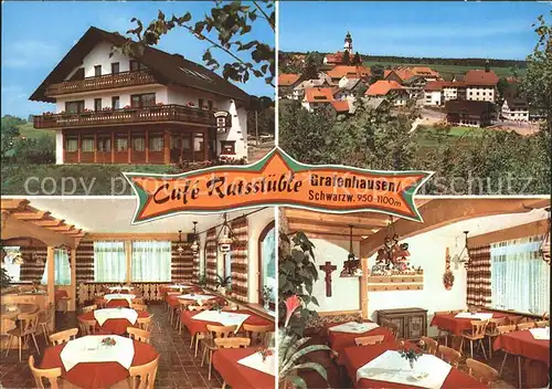 Grafenhausen Schwarzwald Cafe Ratsstueble Kat. Grafenhausen