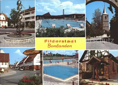 Bonlanden Filderstadt Schwimmbad Kat. Filderstadt