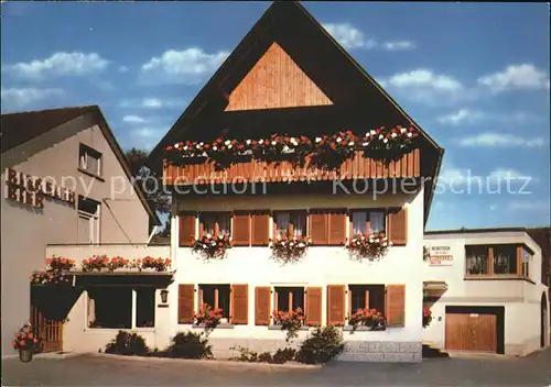 Bottingen Gasthaus zum Rebstock Kat. Teningen