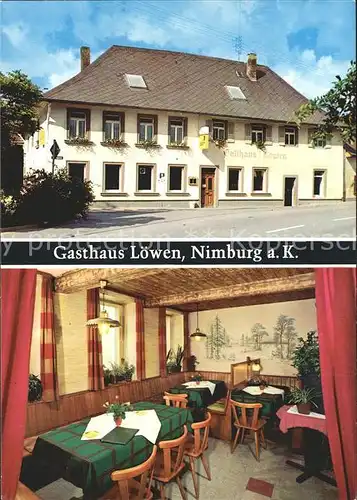 Nimburg Gasthaus Loewen Kat. Teningen