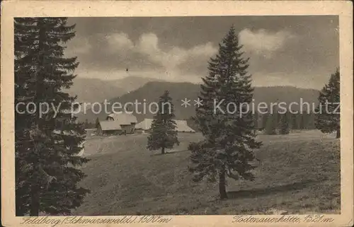 Feldberg Schwarzwald Todtnauerhuette Kat. Feldberg (Schwarzwald)