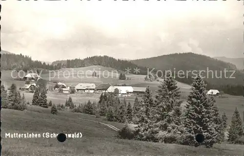 Mutterslehen Schwarzwald Landschaft Kat. Ibach