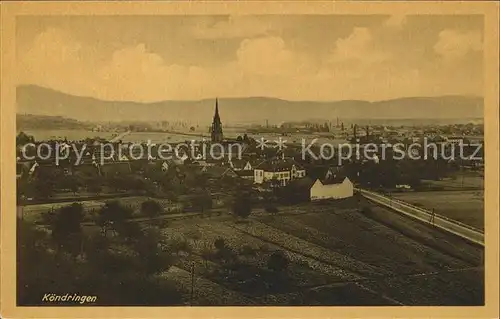 Koendringen Dorf Felder Kat. Teningen