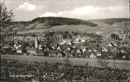 Bretzingen Dorf Felder / Hardheim /Neckar-Odenwald-Kreis LKR