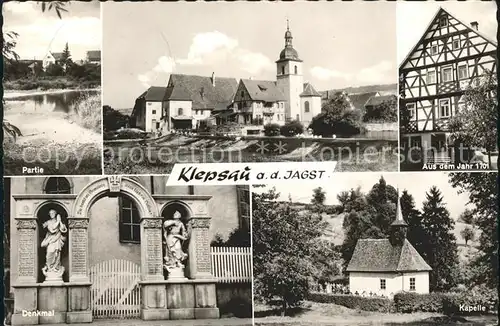 Klepsau Denkmal Partie Kapelle Kat. Krautheim