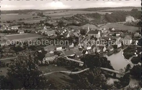 Berlichingen Dorf Bruecke  Kat. Schoental