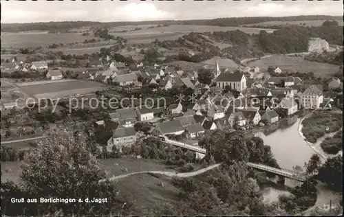 Berlichingen Bruecke Dorf Kat. Schoental