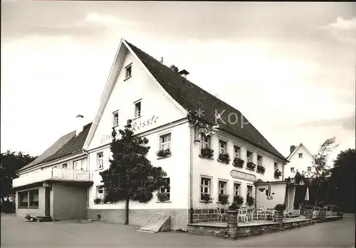 Dittishausen Gasthaus Pension Roessle Kat. Loeffingen