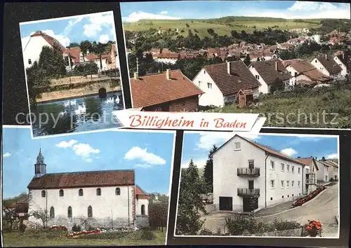 Billigheim Baden Drfansicht / Billigheim /Neckar-Odenwald-Kreis LKR