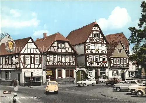 Seligenstadt Hessen Marktplatz / Seligenstadt /Offenbach LKR