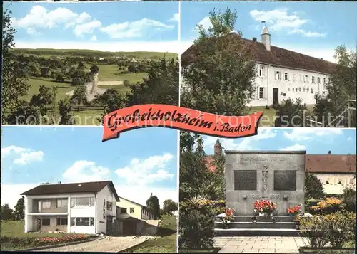 Grosseicholzheim denkmal Wald Kat. Seckach