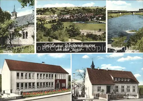 Westernhausen Kapelle Kindergarten Schulhaus  Kat. Schoental