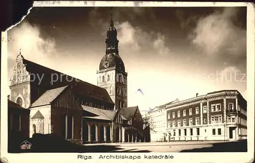 Riga Lettland Achibiskapa Katedrale Kat. Riga