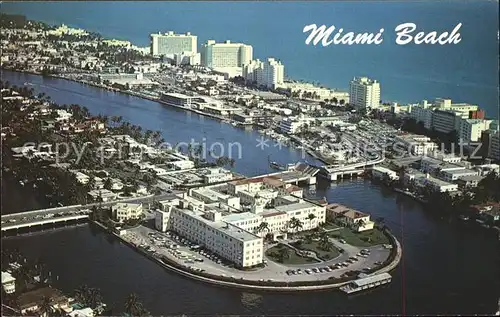 Miami Beach Fliegeraufnahme Hotel Row  Kat. Miami Beach