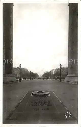 Paris Tombeau du Soldat Inconnu Kat. Paris