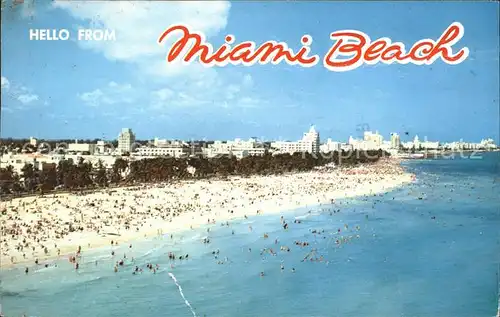 Miami Beach Beach Lummus Park  Kat. Miami Beach
