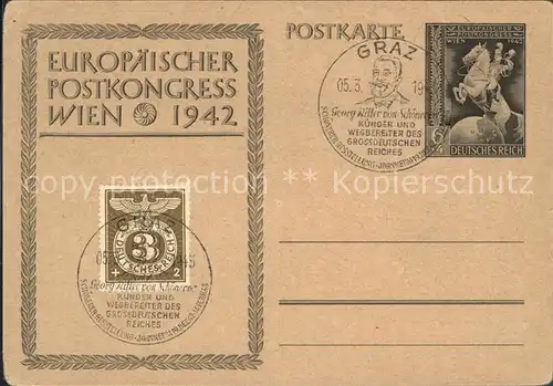 Wien Europaeischer Postkongress  Kat. Wien