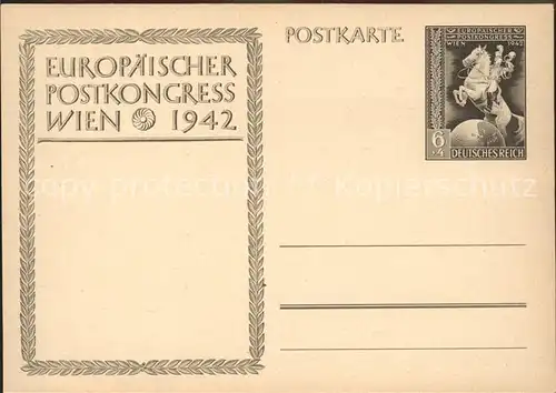 Wien Europaeischer Postkongress Kat. Wien