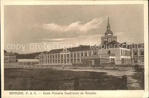 Bapaume Ecole Primaire Garcons Kat. Bapaume