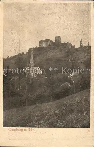 Gamburg Burg Gamburg Kat. Werbach