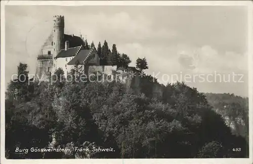 Goessweinstein Burg Goessweinstein Kat. Goessweinstein