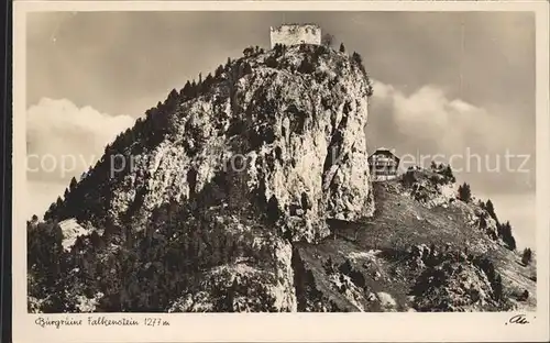 Pfronten Burg Falkenstein Burghotel Kat. Pfronten