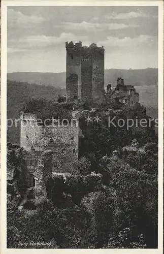 Brodenbach Burg Ehrenburg Kat. Brodenbach