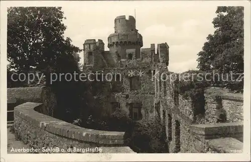 Auerbach Bergstrasse Schloss Auerbach Kat. Bensheim