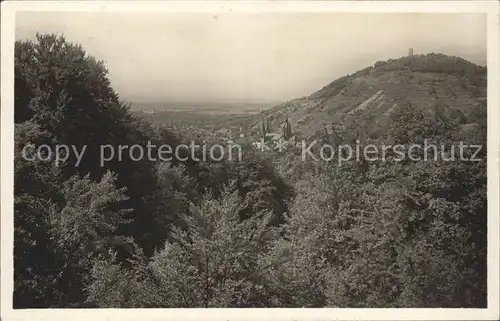 Heppenheim Bergstrasse Blick Starkenburg Kat. Heppenheim (Bergstrasse)