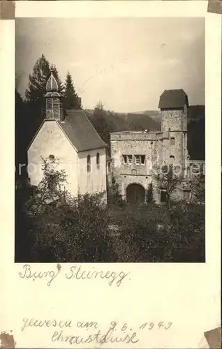 Steinegg Enzkreis Burg Steinegg  / Neuhausen /Enzkreis LKR