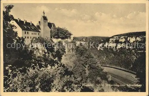 Schloss Werenwag Oberes Donautal Schreifelsen  Kat. Beuron