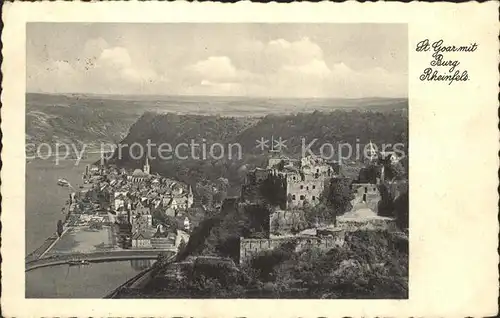 St Goar Burg Rheinfels  Kat. Sankt Goar