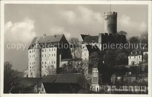 Gnandstein Burg Gnandstein Kat. Kohren Sahlis