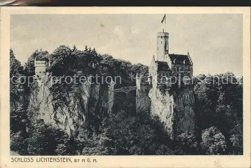 Lichtenstein Wuerttemberg Schloss Lichtenstein Kat. Lichtenstein