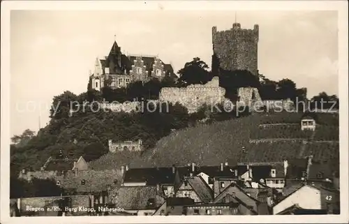 Bingen Rhein Burg Klopp  Kat. Bingen am Rhein