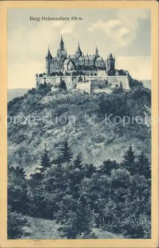 Burg Hohenzollern  Kat. Bisingen