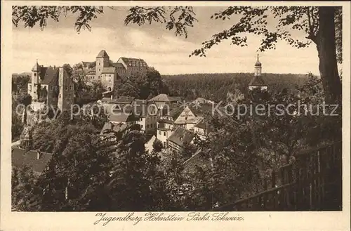 Hohnstein Saechsische Schweiz Jugendburg Hohnstein  Kat. Hohnstein