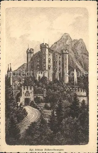 Hohenschwangau Schloss Hohenschwangau Kat. Schwangau