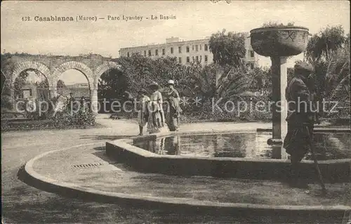 Casablanca Parc Lyautey Le Bassin Kat. Casablanca