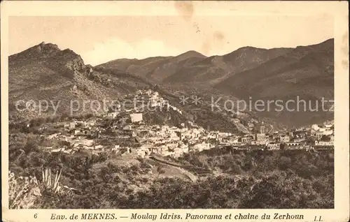 Meknes Moulay Idriss Zerhoun Kat. Meknes