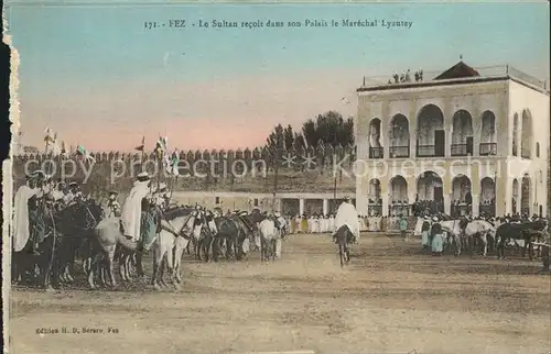 Fez Fes Sultan Palais Merechal Lyautey Kat. Fez