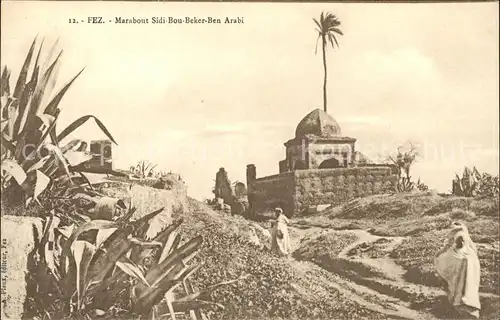 Fez Fes Marabout Sidi Bou Beker Ben Arabi Kat. Fez