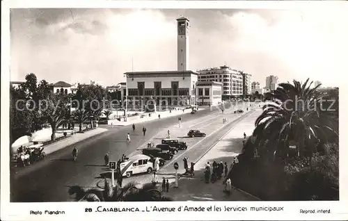 Casablanca Avenue Amade Services munipaux Kat. Casablanca