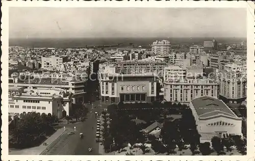 Casablanca Vue de la Poste Avenue Amade  Kat. Casablanca