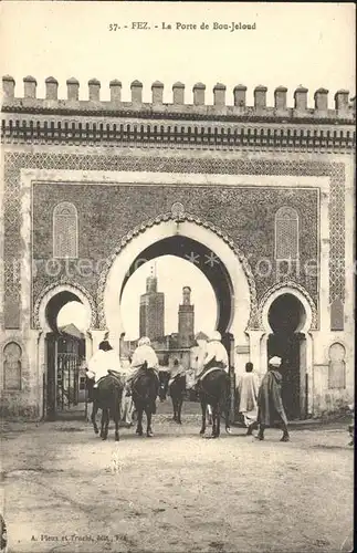 Fez Fes La Porte de Bou Jeloud Kat. Fez