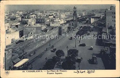 Casablanca La Place de France  Kat. Casablanca