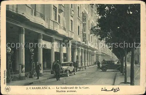 Casablanca Le boulevard de la Gare  Kat. Casablanca