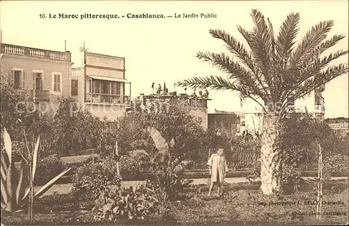 Casablanca Le Jardin Public Kat. Casablanca